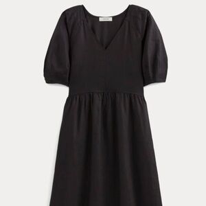 Everlane Linen oversized puff-Sleeve Dress. Size XS